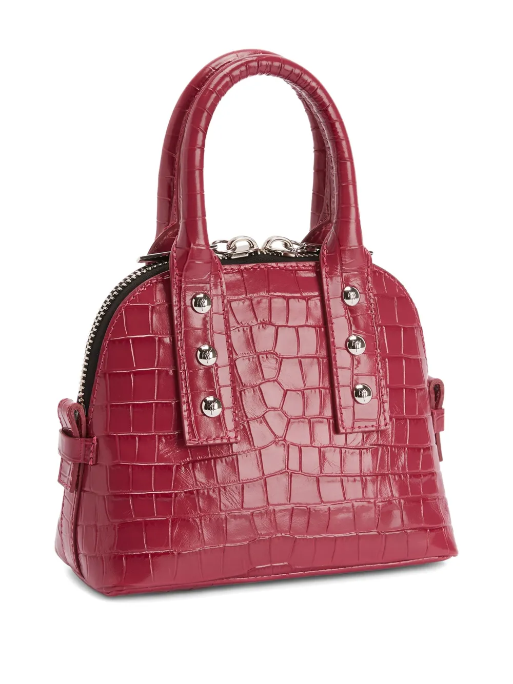 Giuseppe Zanotti Leren schoudertas Rood