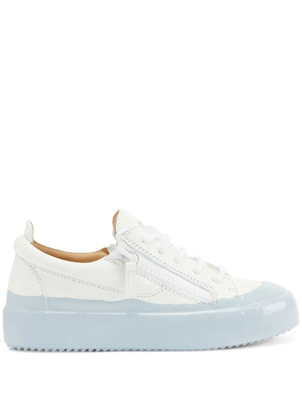 

Giuseppe Zanotti panelled low-top sneakers - White