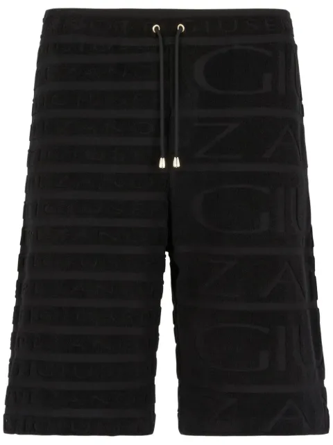 Giuseppe Zanotti logo terry-cloth Bermuda shorts