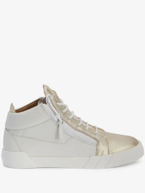 Giuseppe Zanotti high-top leather zip-up sneakers