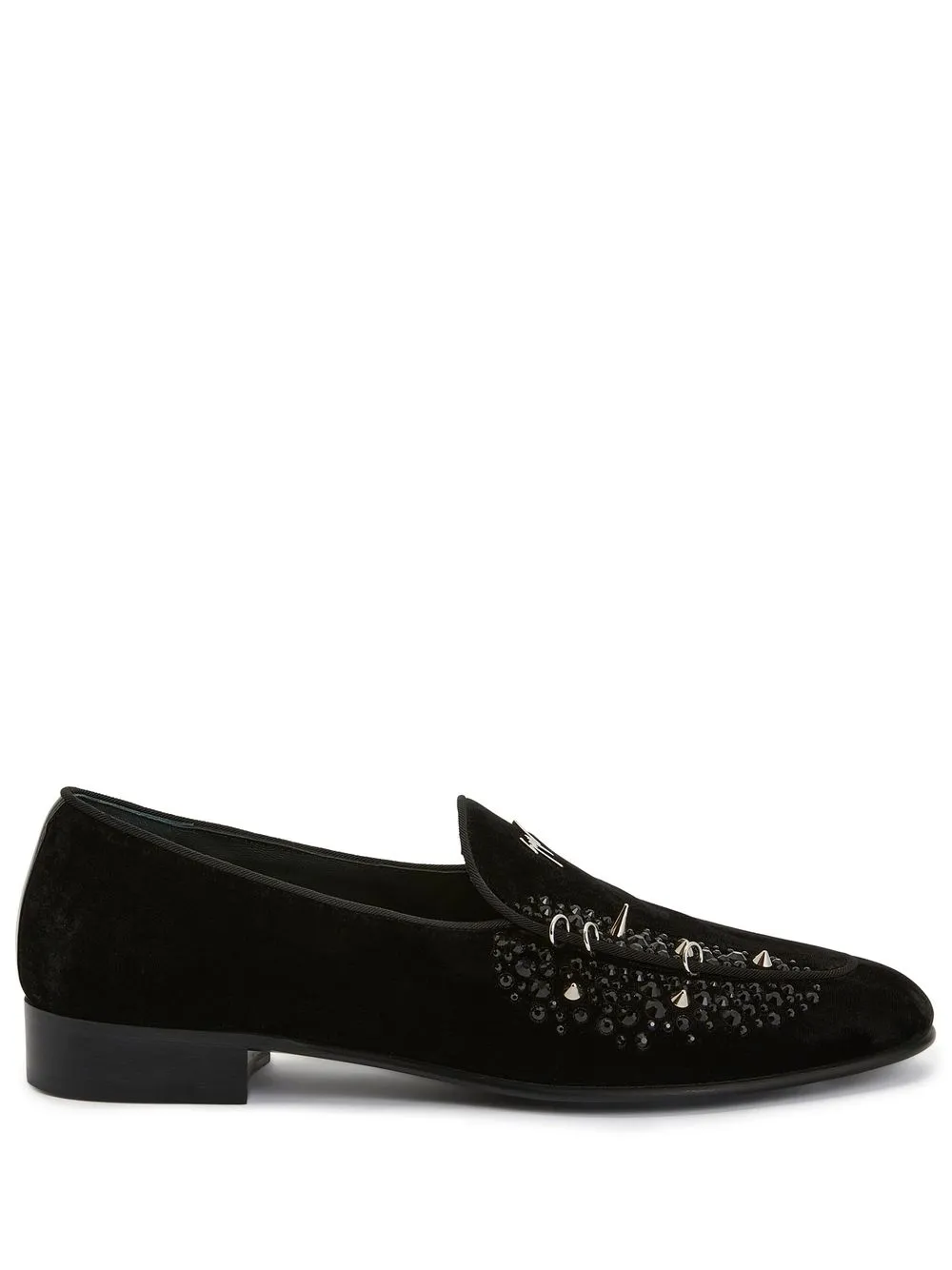 

Giuseppe Zanotti mocasines con apliques - Negro