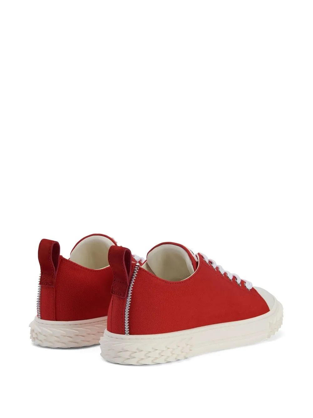 Giuseppe Zanotti contrast-toe low-top sneakers Red