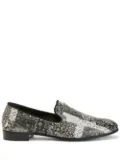 Giuseppe Zanotti Gipsy Lewis bandana-print loafers - Black