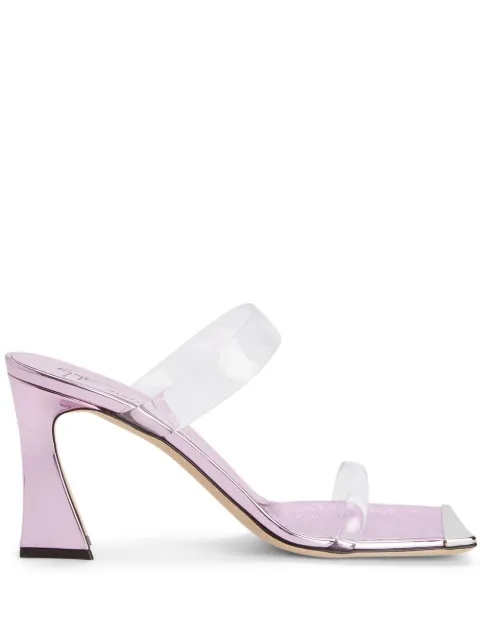 Giuseppe Zanotti Flaminia Plexi 85mm transparent sandals 