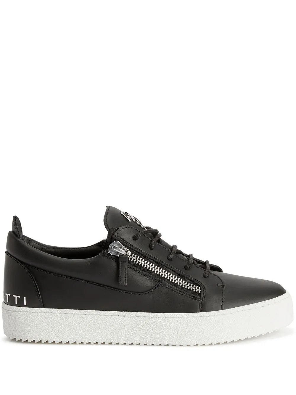 

Giuseppe Zanotti Frankie zip-details sneakers - Black