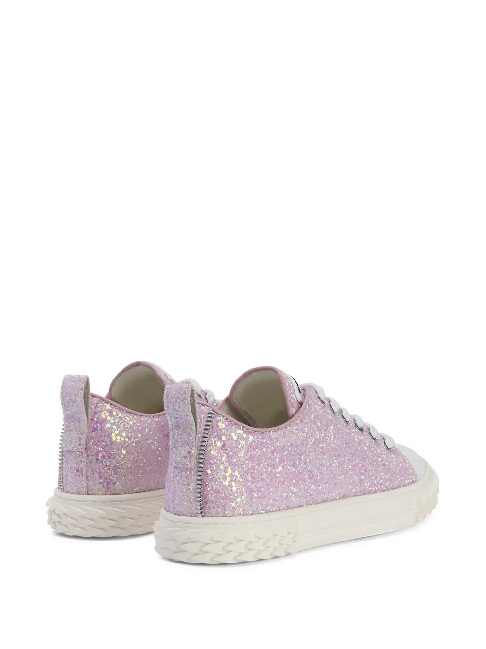 Giuseppe Zanotti Glittered Low-top Sneakers In Pink