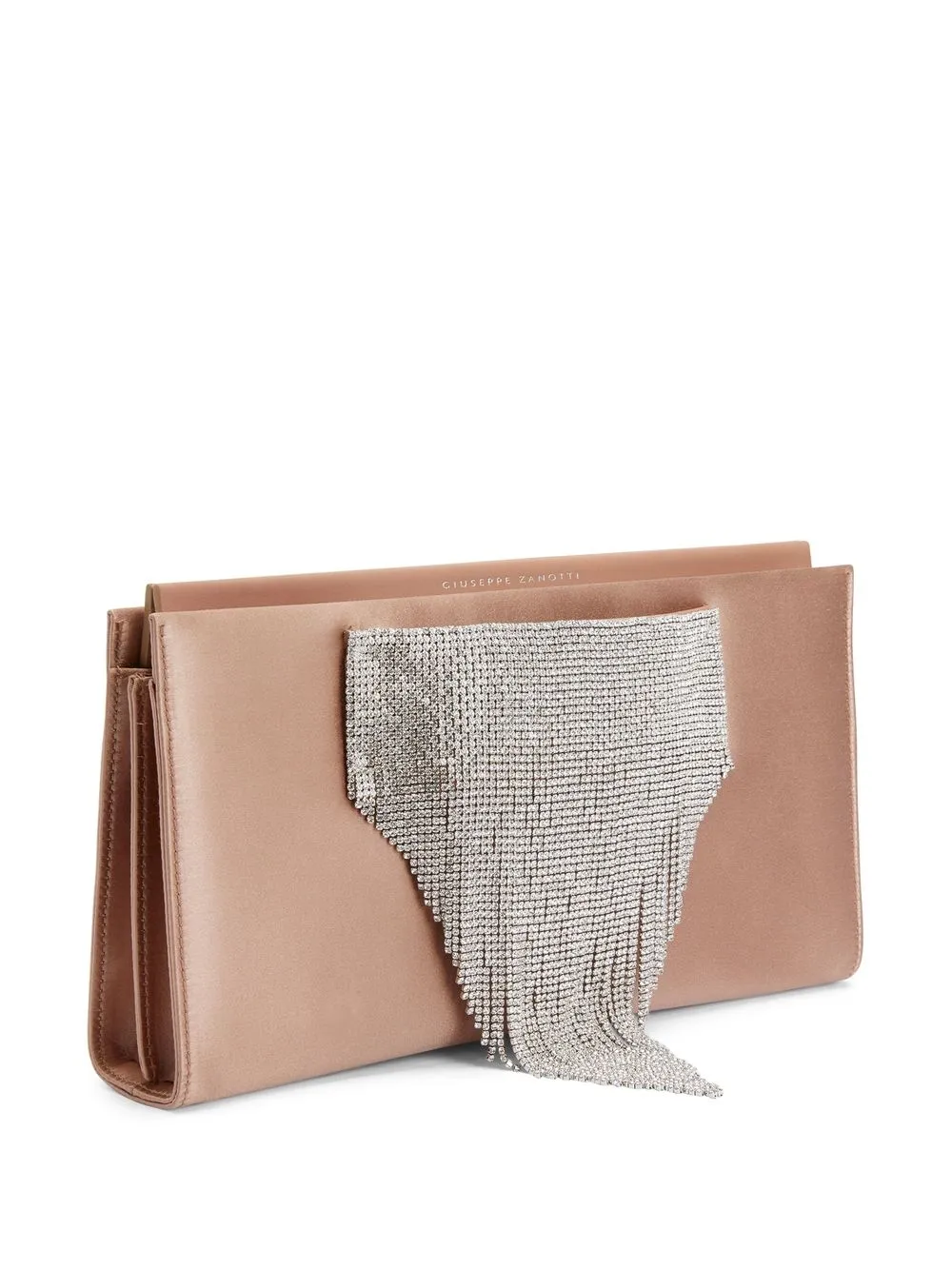 Giuseppe Zanotti Josiane Crystal-embellished Clutch In Pink