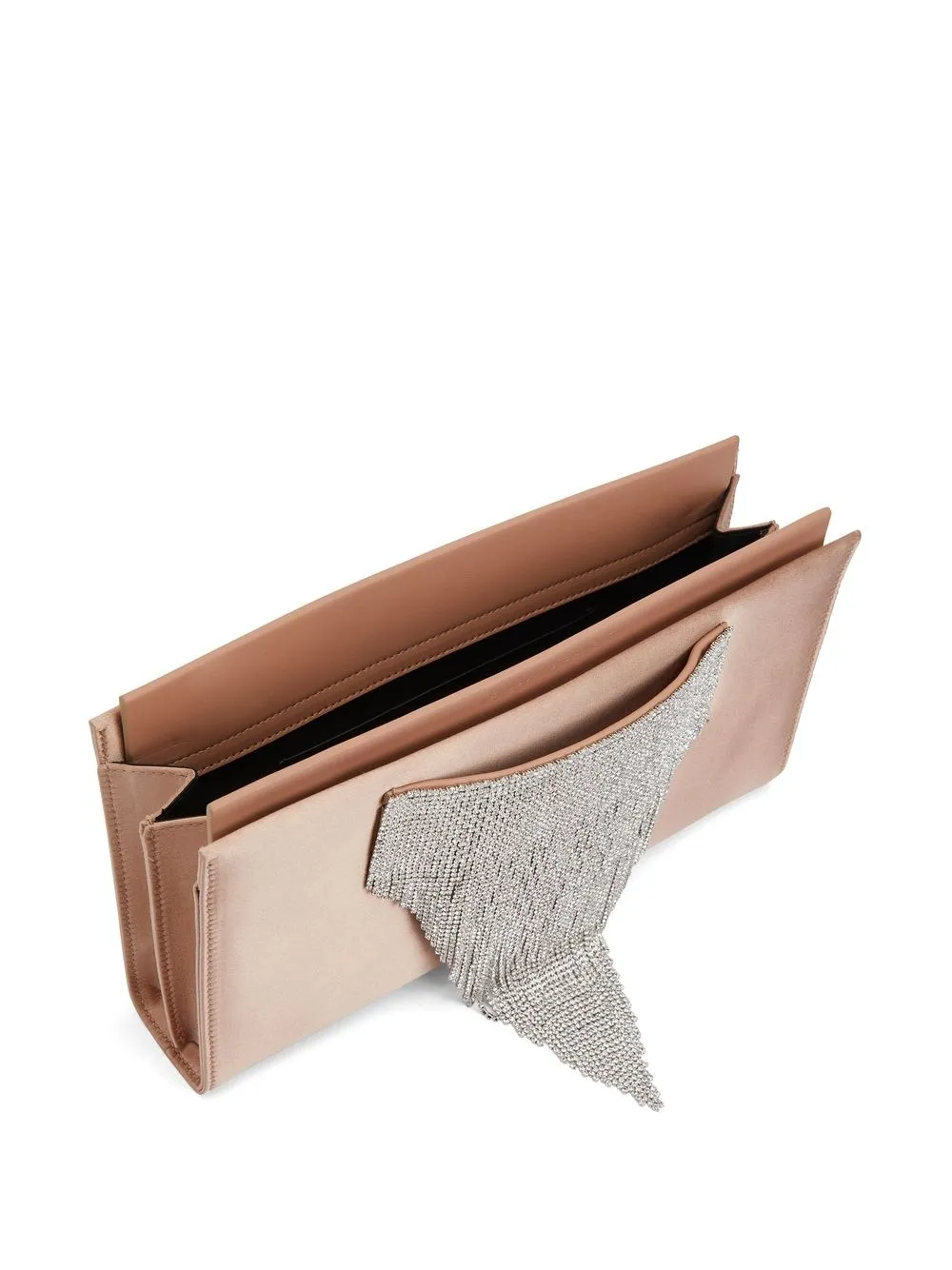 Giuseppe Zanotti Josiane Crystal-embellished Clutch In Pink