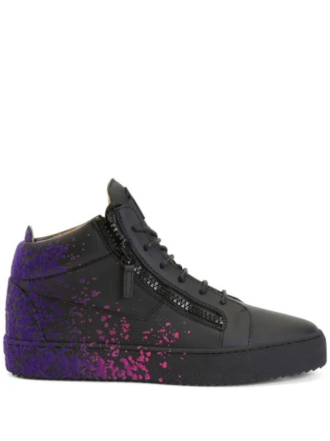 Giuseppe Zanotti Kriss 手绘感印花运动鞋