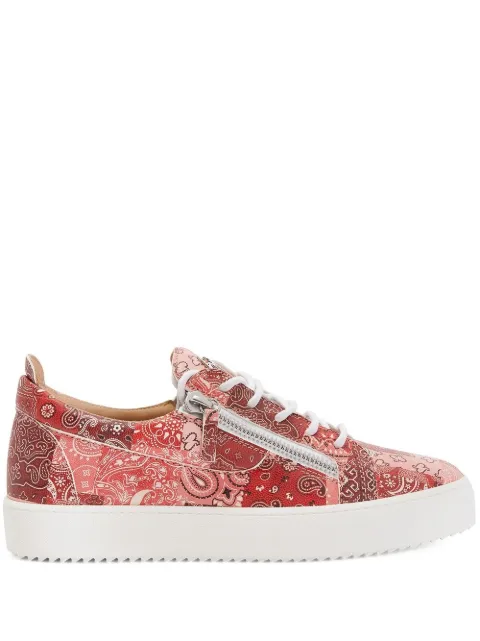 Giuseppe Zanotti bandana-print sneakers