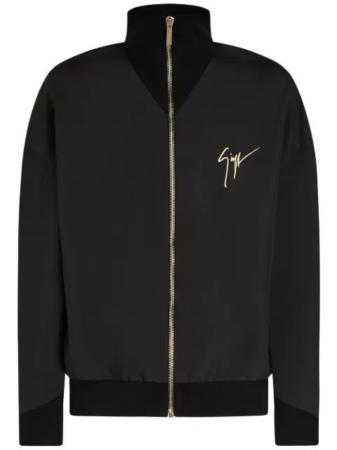 Giuseppe Zanotti chamarra bomber con logo bordado