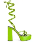 Giuseppe Zanotti Flavienne gladiator 120mm sandals - Green