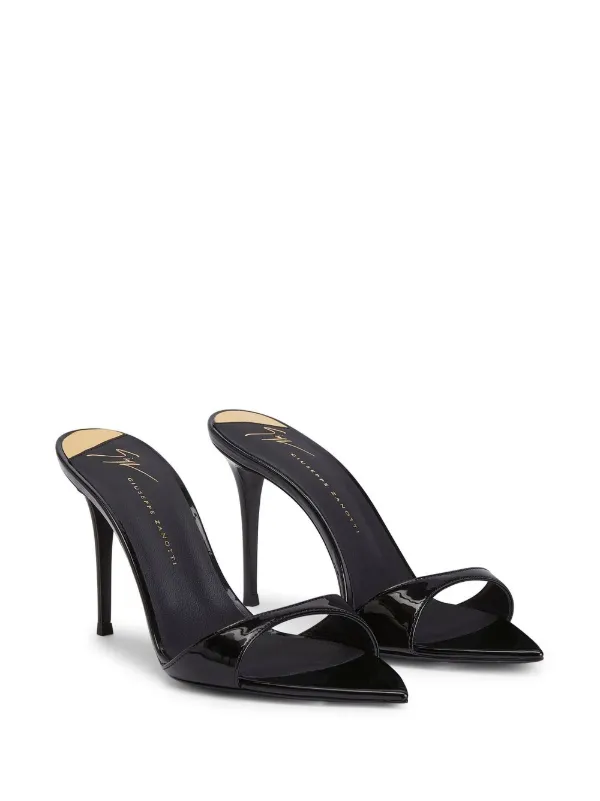 Giuseppe Zanotti　サンダル　38 1/2 Giuseppe Zanotti Harmony Coline Crystal Sandal - Metallic Gold