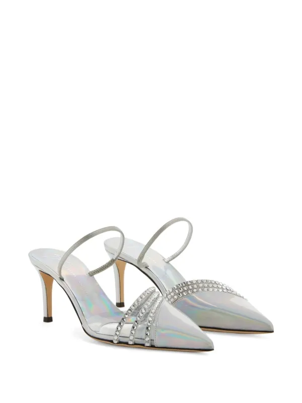 Giuseppe Zanotti デコラティブ パンプス | シルバートーン