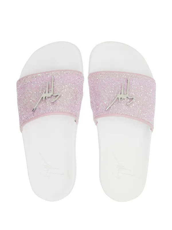 Glitter puma slides online