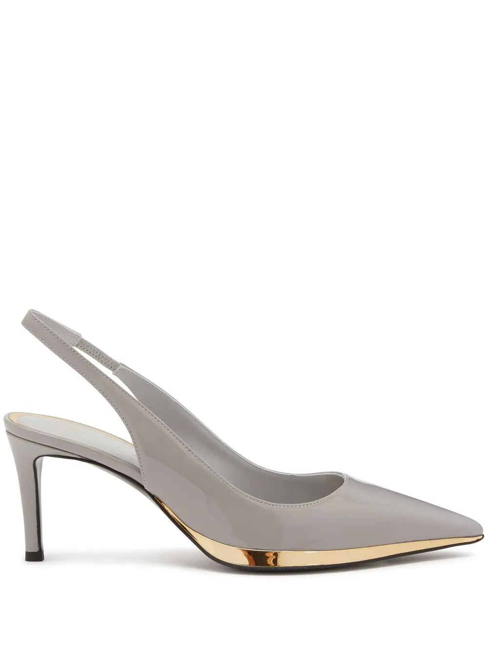 Giuseppe Zanotti Virgyn 70mm slingback pumps Grey