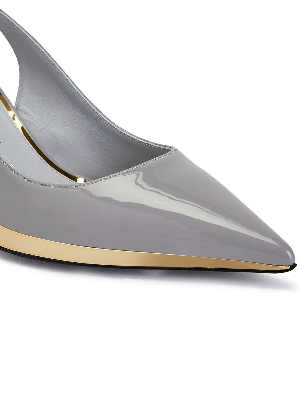 Giuseppe Zanotti Virgyn 70mm slingback pumps Grey