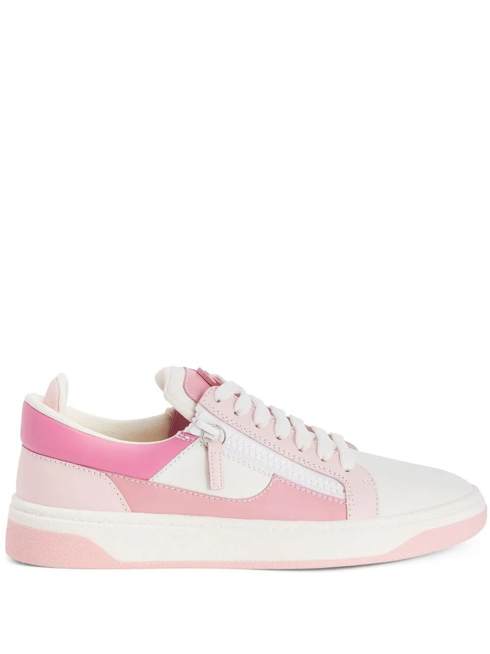 

Giuseppe Zanotti zip-detail low-top trainers - Pink