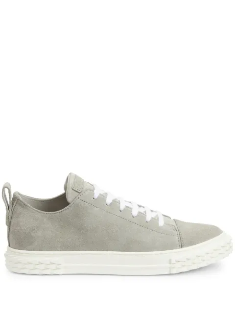 Giuseppe Zanotti textured-insole suede trainers