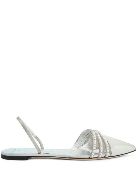 Giuseppe Zanotti sandalias slip-on Claralie con tira trasera