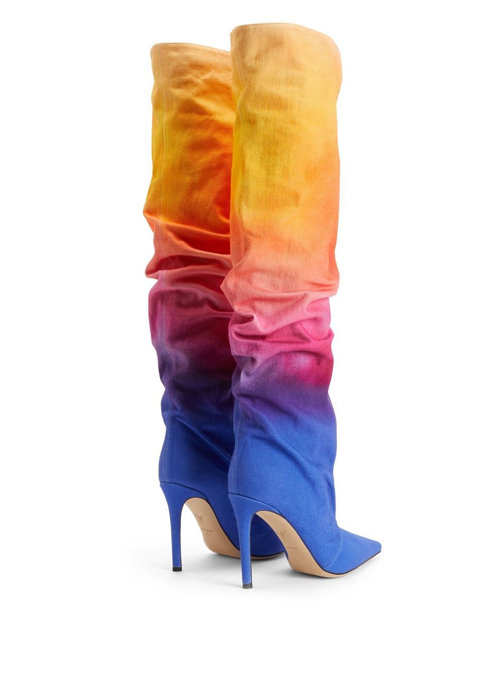 Shop Giuseppe Zanotti Multicolour Knee-high Boots