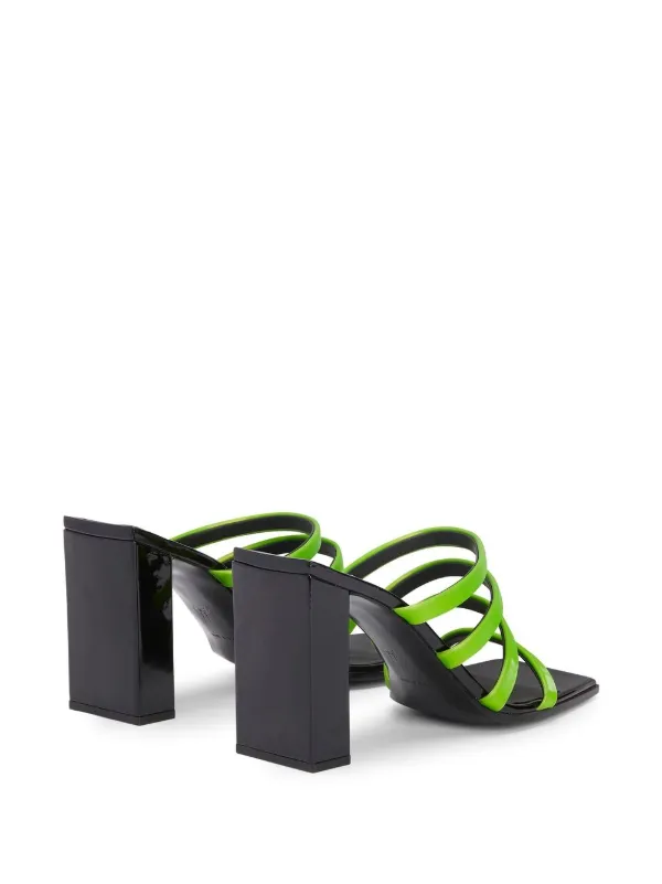Giuseppe Zanotti ブロックヒール サンダル | グリーン | FARFETCH JP