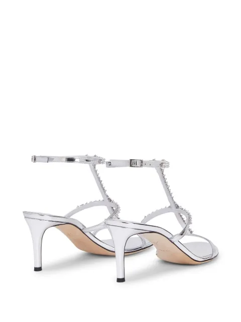 Giuseppe Zanotti crystal embellishment high-heeled sandals E300008001 - 2