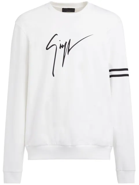 Giuseppe Zanotti sudadera con logo estampado