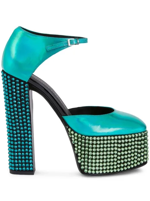 Giuseppe Zanotti zapatillas Bebe Strass con tacón de 150mm