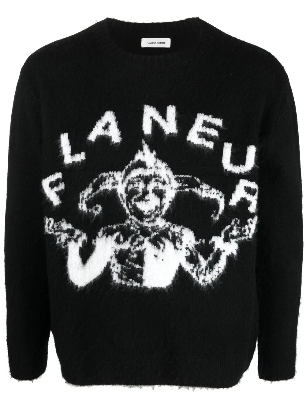 

Flaneur Homme Joker knitted jumper - Black