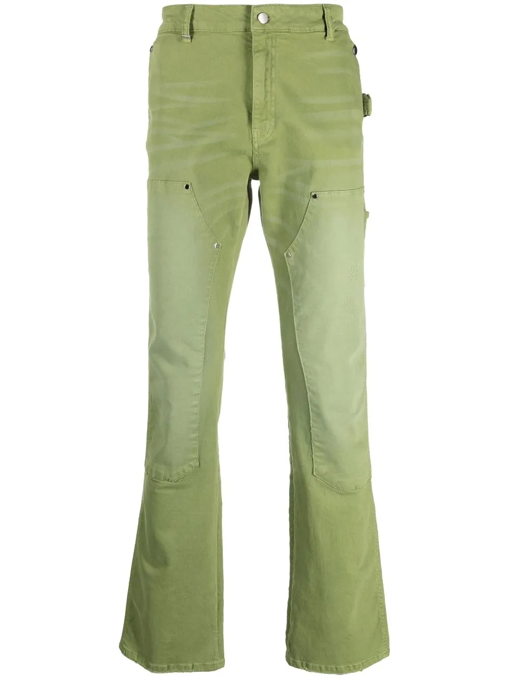 

Flaneur Homme flared carpenter jeans - Green