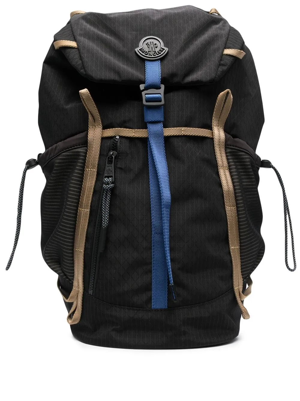 

Moncler Tech jacquard-logo backpack - Black