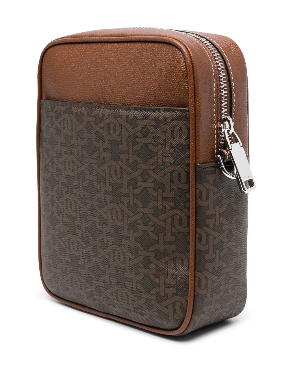 Bally Monogramprint Messenger Bag In Brown ModeSens