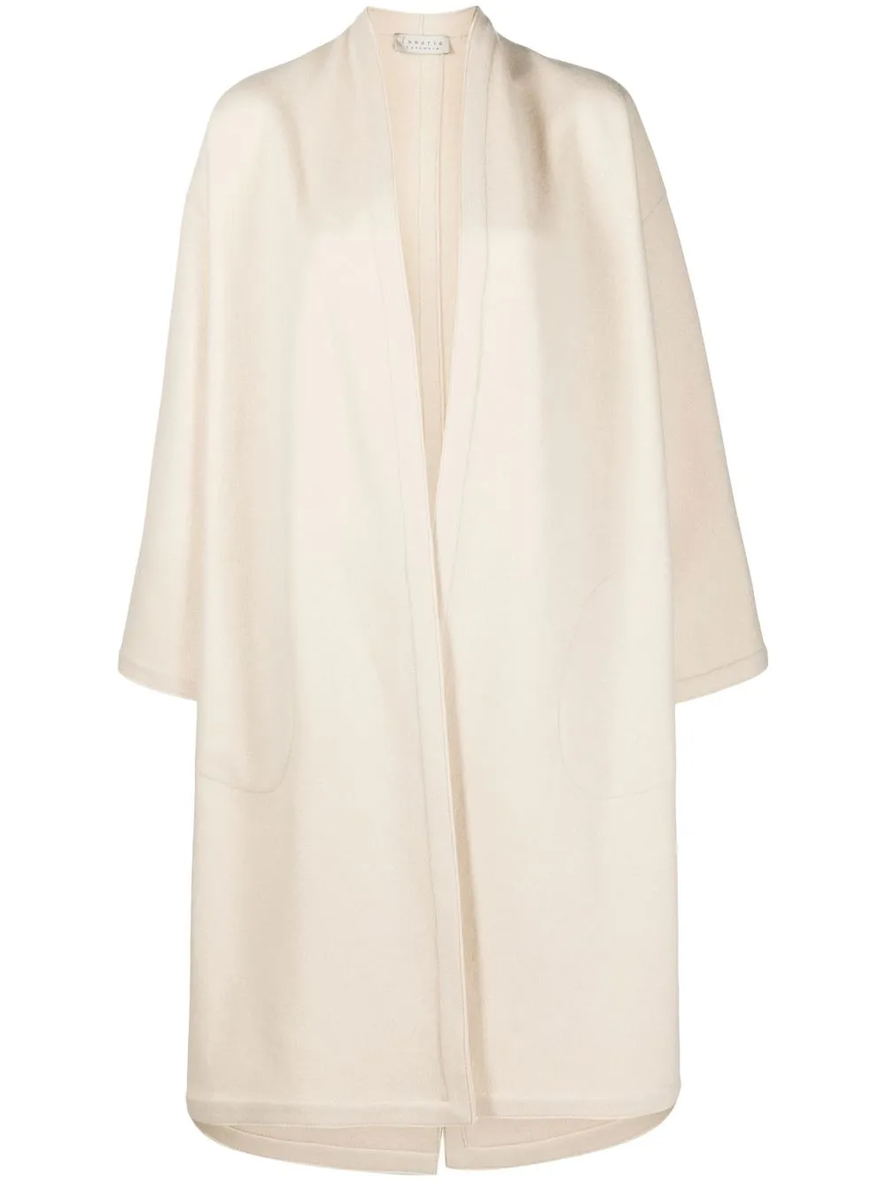 

LUNARIA CASHMERE open-front cashmere cardigan - Neutrals