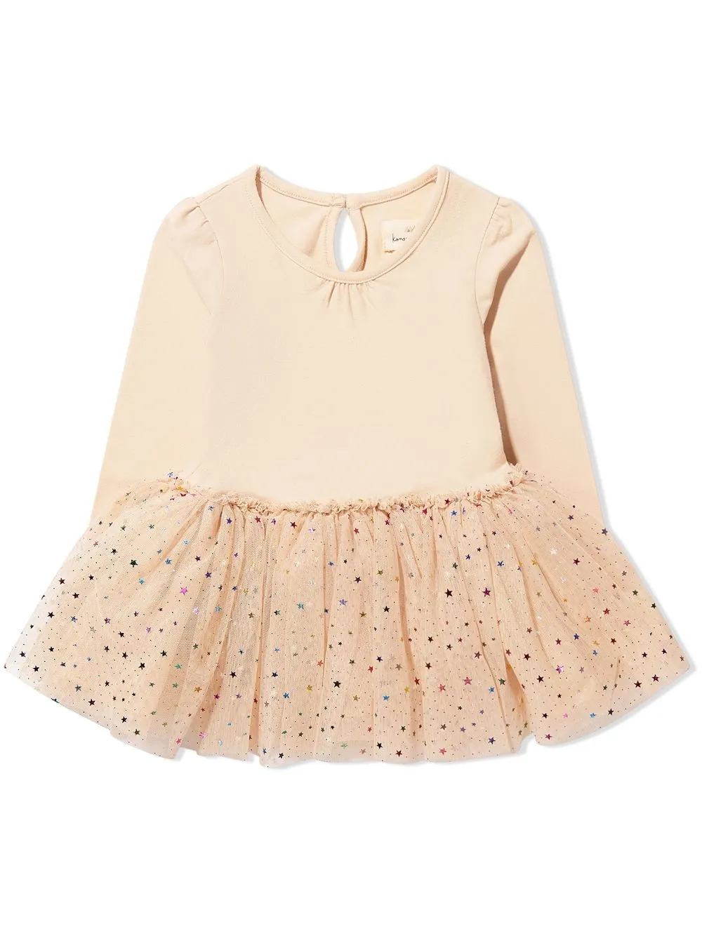 

Konges Sløjd star-print tulle dress - Neutrals