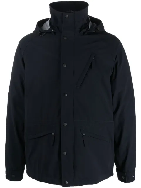 ASPESI hooded press-stud fastening jacket