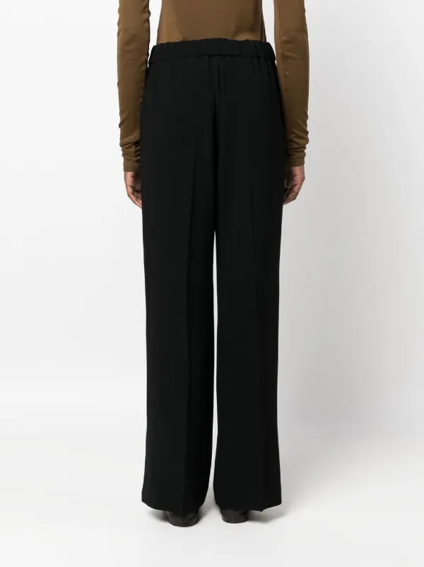 パンツ Alberto Biani Trousers Alberto Biani Elasticated Waist straight-leg Trousers