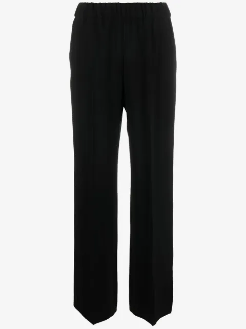 Alberto Biani elasticated waist straight-leg trousers