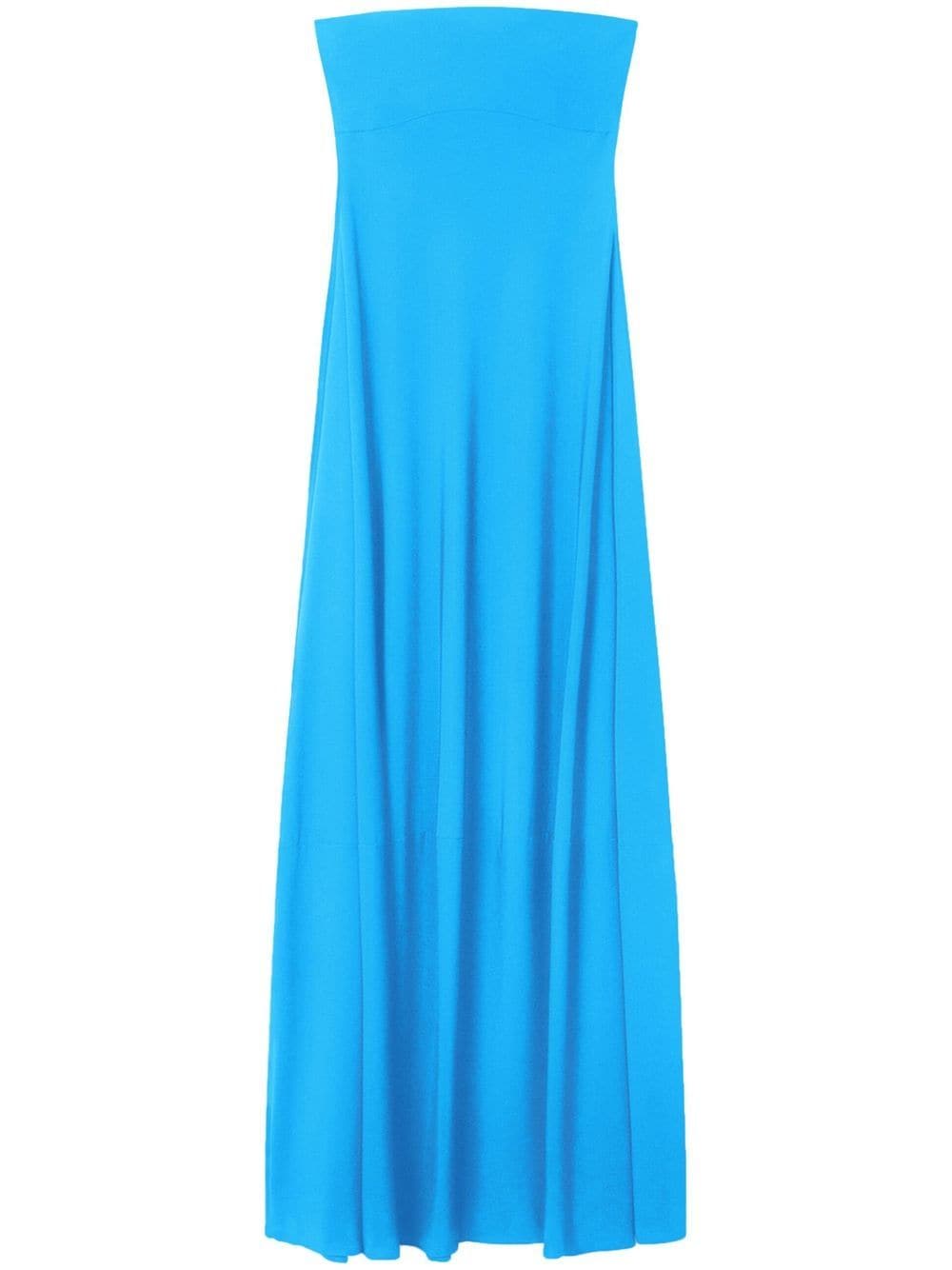 Nina Ricci Bador Strapless Dress In Blue