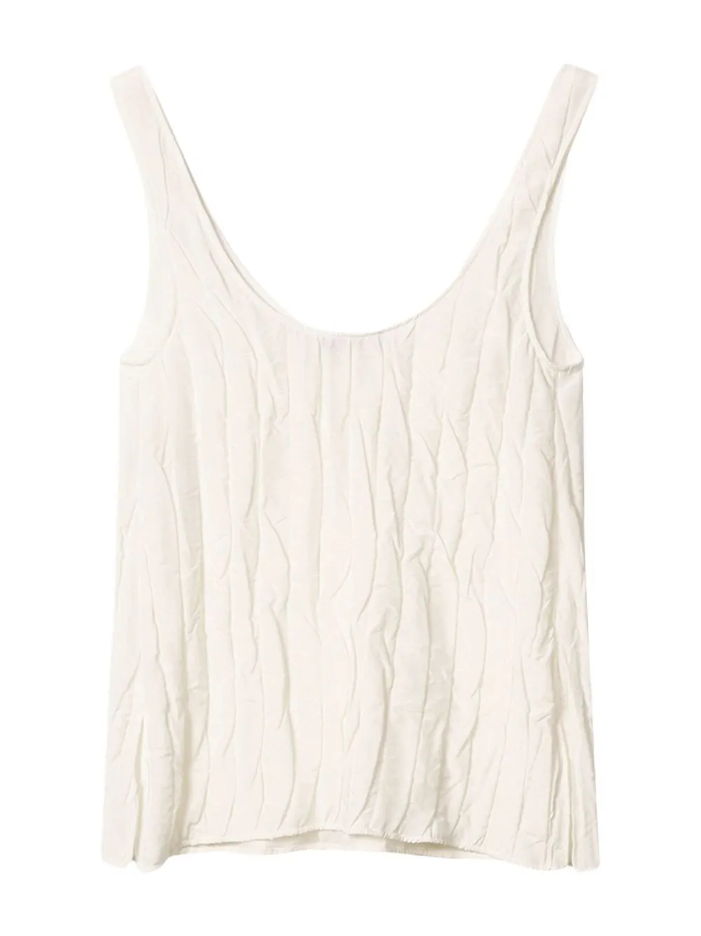 Nina Ricci Top met diepe ronde hals - Wit