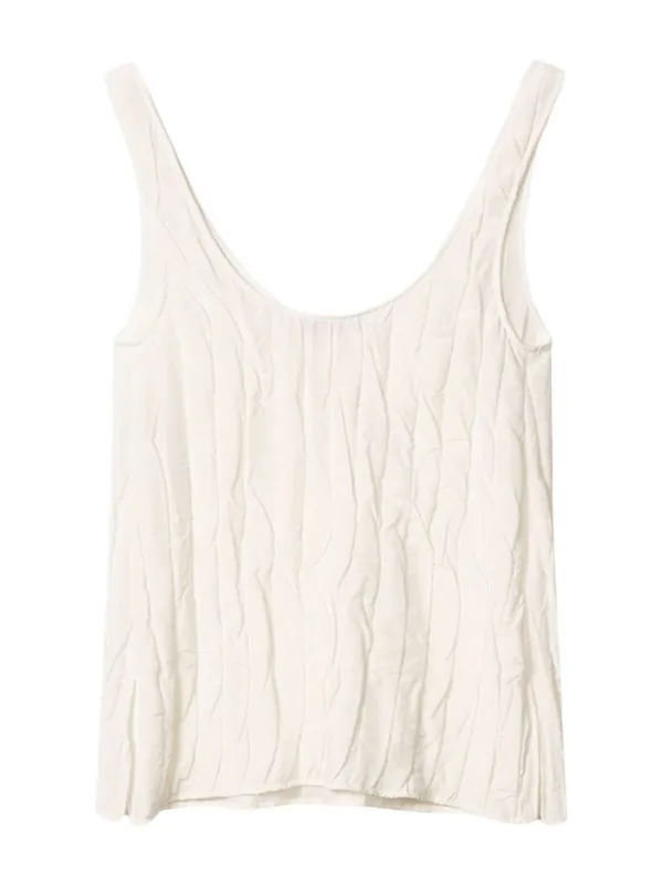 Nina Ricci Textured Scoop Neck Top Farfetch
