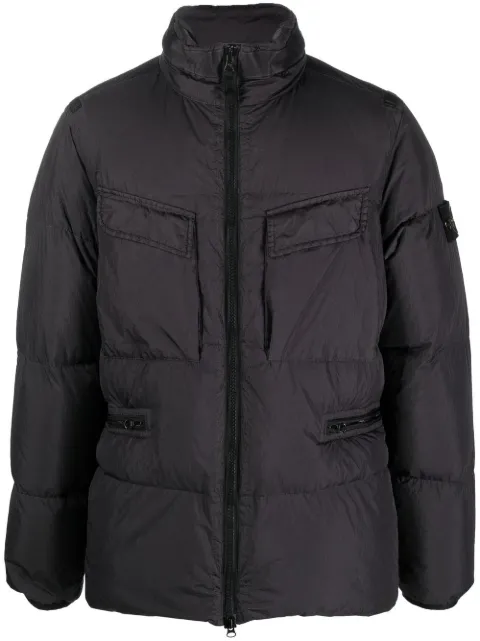 Stone Island Compass-patch down puffer jacket