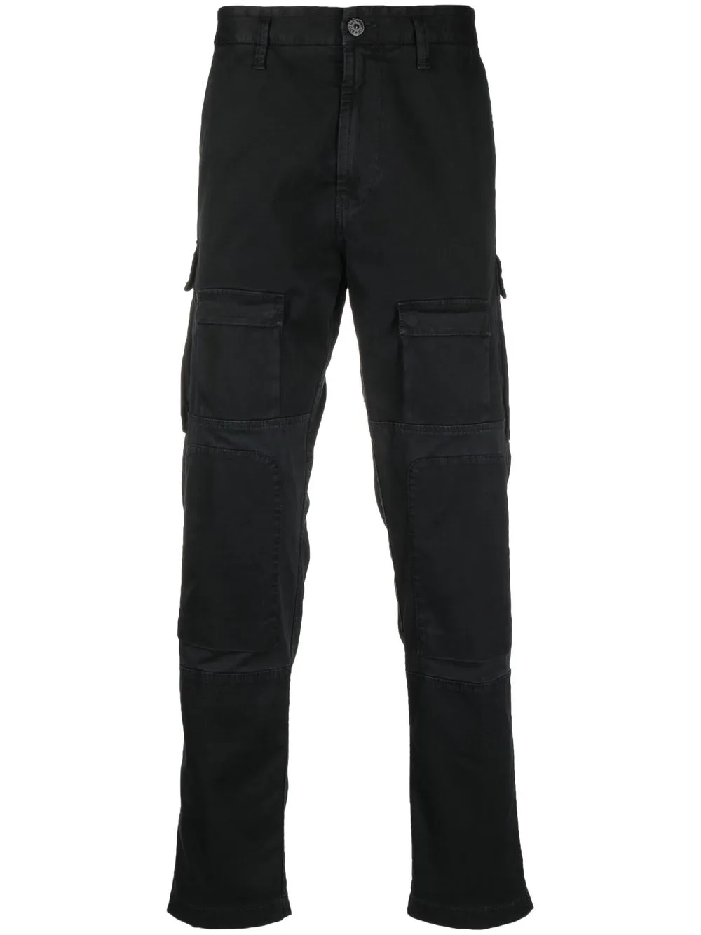 

Stone Island cargo-pocket straight leg trousers - Black