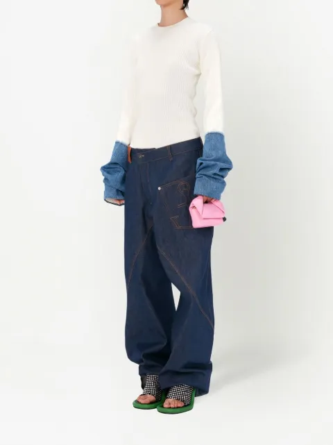 JW Anderson mini Twister leather bag HB0453LA0088300 - 1
