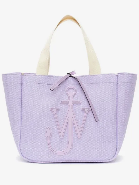 JW Anderson logo-patch canvas tote bag