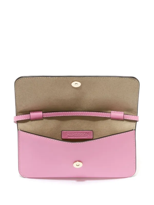 JW Anderson chain-detail Phone Bag | Pink | FARFETCH