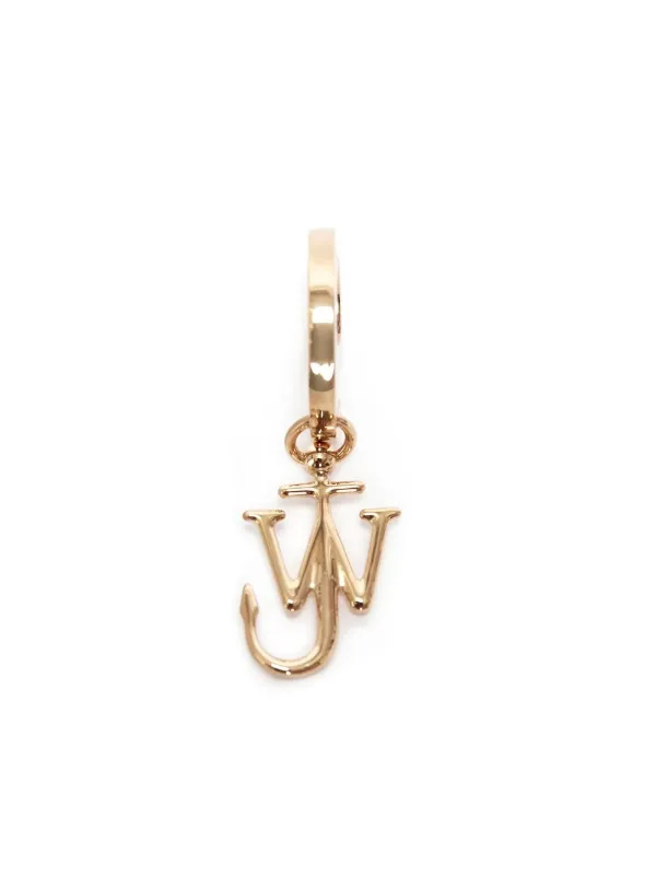 JW Anderson Anchor-~detail Drop Earring in Gold