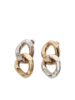 JW Anderson Bumper-Moon Crystal Stud Earrings - Farfetch