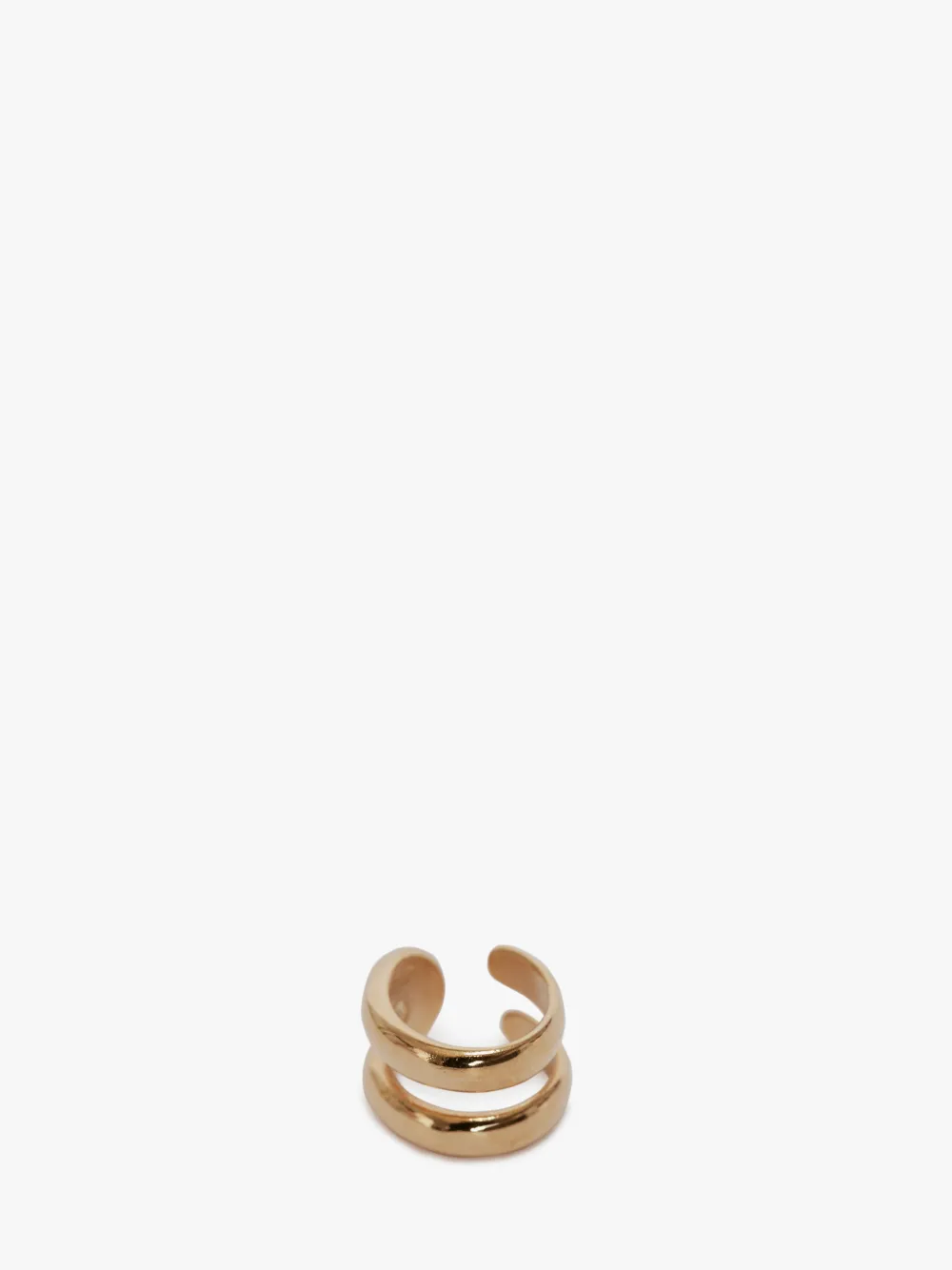 Jw Anderson Bumper Moon Ear Cuff In Gold