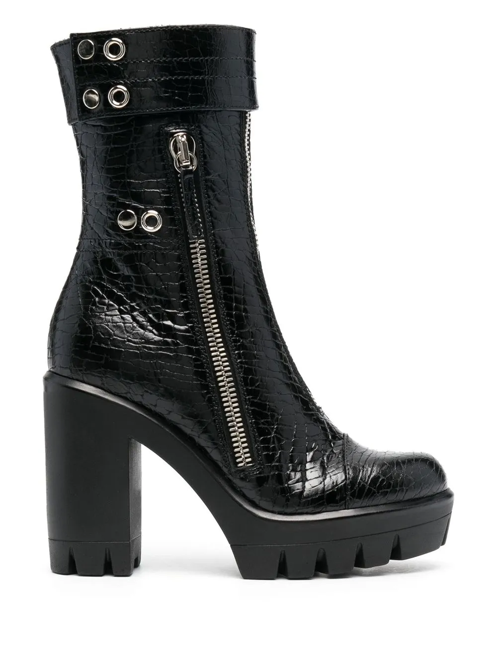 

Giuseppe Zanotti botines con plataforma de 115mm - Negro